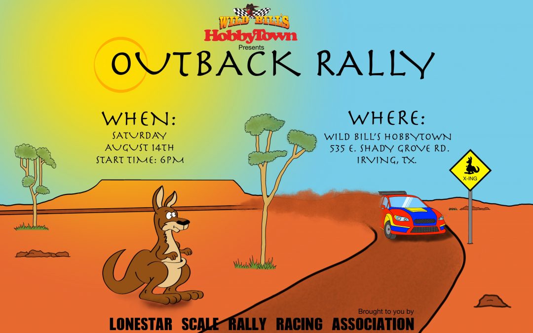 OUTBACK RALLY at WildBill’s Hobbytown